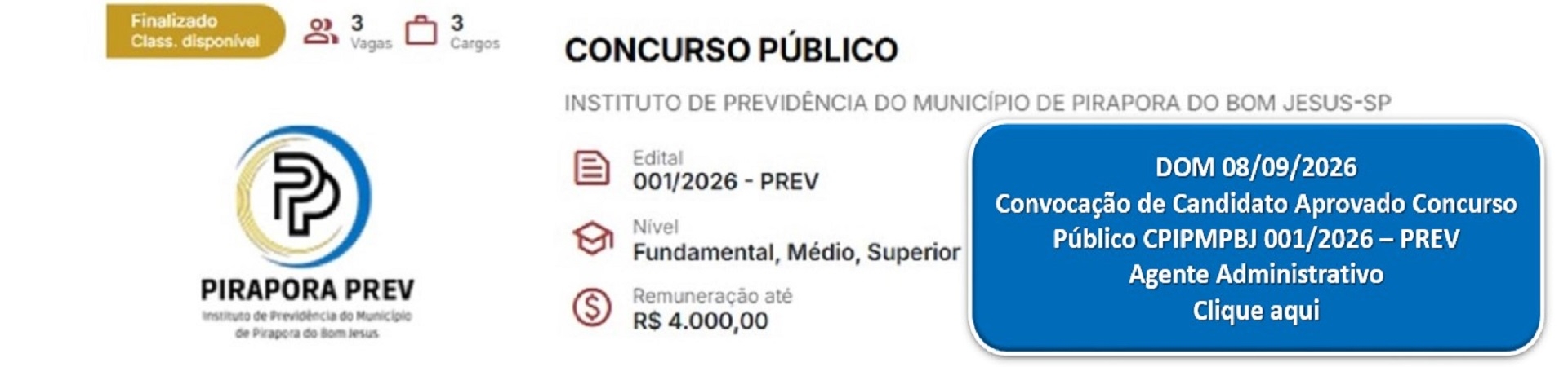 Concurso Público 2026